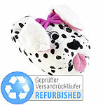 infactory Hausschuhe "Dalmatiner"mit lebendigen,Gr. 35-37,Versandrückläufer infactory Tier Hausschuhe