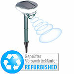 Exbuster Ultraschall-Solar-Tierschreck mit Bewegungssensor, Versandrückläufer Exbuster Ultraschall-Solar-Tierschrecke mit Bewegungsmelder mit Blinklicht