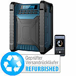 auvisio Digitales DAB+/FM-Baustellenradio, Bluetooth, Versandrückläufer auvisio Outdoor- & Baustellen-Radios