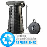 Semptec Urban Survival Technology Tragbarer Teleskop-Hocker, höhenverstellbar, Versandrückläufer Semptec Urban Survival Technology Tragbare Teleskop-Hocker