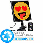 Luminea Programmierbares LED-Display mit 64 x 64 LEDs, Versandrückläufer Luminea Smarte programmierbare LED-Bilderrahmen mit App