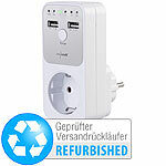 revolt Digitaler Dual-USB- und 230-V-Steckdosen, Versandrückläufer revolt 