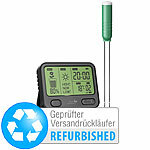 Royal Gardineer 4in1-Funk-Boden-Feuchtigkeitsmesser-Set, Versandrückläufer Royal Gardineer Digitale 4in1-Funk-Boden-Feuchtigkeitsmesser für Innen- und Außenpflanzen mit LCD-Display