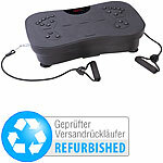 newgen medicals Vibrationsplatte mit 180 Stufen, LED-Display, Bluet,Versandrückläufer newgen medicals Vibrationsplatten mit Bluetooth 