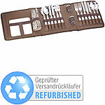 PEARL 22-tlg. Picknick-Besteck-Set für 4 Personen, Versandrückläufer PEARL Picknick-Besteck-Sets