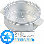 Rosenstein & Söhne Dampfgar-Einsatz aus Aluminium für Reiskocher, Versandrückläufer Rosenstein & Söhne Reiskocher
