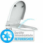 BadeStern Bidet-Toilettensitz mit Doppeldüsen-System und Versandrückläufer BadeStern Bidet-Toilettensitze mit Doppeldüsen und Absenkautomatik 