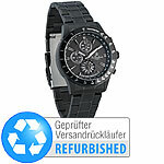 St. Leonhard Herren-Funk-Chronograph, Solarbetrieb, Versandrückläufer St. Leonhard Solar-Funk-Armbanduhren für Herren