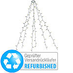 Lunartec Weihnachtsbaum-Überwurf-Lichterkette Versandrückläufer Lunartec Außen Weihnachtsbaum-Überwurf-Lichterketten