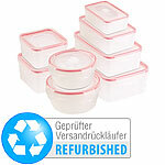 Rosenstein & Söhne 8 Frischhaltedosen-Set mit Clip-Deckel, BPA-frei, Versandrückläufer Rosenstein & Söhne 