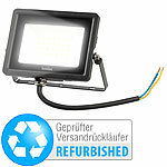 Luminea Mini-LED-Fluter, 20 W, 2.000 lm, IP65, 4.000 K, Versandrückläufer Luminea Wetterfester LED-Fluter (tageslichtweiß)