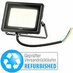 Luminea Mini-LED-Fluter, 20 W, 2.000 lm, IP65, 3.000 K, Versandrückläufer Luminea Wasserfeste LED-Fluter (warmweiß)