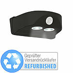 Luminea Batterie-LED-Türleuchte, Bewegungs-/Lichtsensor, Versandrückläufer Luminea LED-Türleuchten mit Bewegungs- & Lichtsensoren