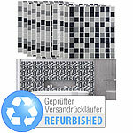 infactory Selbstklebende 3D-Mosaik-Fliesenaufkleber, Versandrückläufer infactory Deko-Fliesenaufkleber