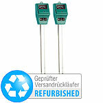 Royal Gardineer 2er-Set 3in1-Kombi-Bodenmessgerät für Pflanzen, Versandrückläufer Royal Gardineer Bodentester