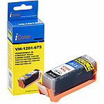 iColor Tintenpatrone für Canon (ersetzt PGI-580BK XXL), black iColor Kompatible Druckerpatronen für Canon-Tintenstrahldrucker