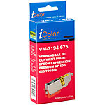 iColor Tintenpatrone für Epson (ersetzt T2631 / 26XL), photo-black iColor Kompatible Druckerpatronen für Epson Tintenstrahldrucker