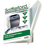 Sattleford 100 Overhead-Folien für Laserdrucker & Kopierer 100µ/glasklar Sattleford Overhead-Folien für Laserdrucker