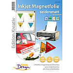 Your Design 5 Inkjet-Magnetfolien A4 matt/weiß Your Design Magnet Druck-Folien