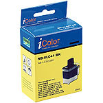 iColor Patrone für Brother (ersetzt LC900BK), black iColor Kompatible Druckerpatrone für Brother-Tintenstrahldrucker