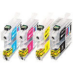iColor Color-Pack für Brother (ersetzt LC127/125), BK/C/M/Y iColor Multipack: Kompatible Druckerpatrone für Brother Tintenstrahldrucker