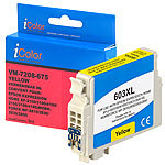 iColor Tintenpatrone für Epson-Drucker (ersetzt C13T03A44010 / 603XL), yellow iColor