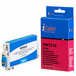 iColor Patrone für Epson (ersetzt 405XL), Cyan, 19 ml iColor Kompatible Druckerpatronen für Epson Tintenstrahldrucker