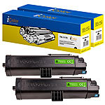 iColor 2er-Set Toner-Kartuschen TK-1170 für Kyocera-Laserdrucker, black iColor Kompatible Toner Cartridges für Kyocera Laserdrucker