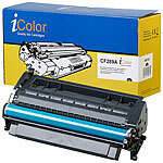 iColor 2er-Set Toner für HP-Laserdrucker (ersetzt HP 89A), black iColor Kompatible Toner-Cartridges für HP-Laserdrucker