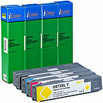iColor Tintenpatrone für HP (ersetzt HP 973X), bk, c, m, y iColor Kompatible Druckerpatronen für HP Tintenstrahldrucker
