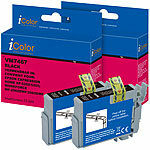iColor 2er-Set Tinte für Epson, ersetzt 503XL BK, schwarz, bis 1.100 Seiten iColor Kompatible Druckerpatronen für Epson Tintenstrahldrucker