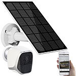 VisorTech IP-HD-Überwachungskamera mit Solarpanel VisorTech IP-Überwachungskameras mit Solar-Betrieben