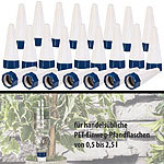 Royal Gardineer 24er-Set Tonspitzen-Pflanzenbewässerungs-System für PET-Flaschen Royal Gardineer Tonspitzen-Wasserspender für Topfpflanzen mit Flaschenaufsatz
