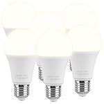 Luminea 6er-Set High-Power-LED-Lampen, E27, 11 Watt, 3000 K, E, warmweiß Luminea LED-Tropfen E27 (warmweiß)