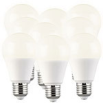 Luminea 9er-Set LED-Lampen, E, 9 W, E27, warmweiß, 3000 K Luminea 