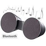 auvisio Portabler Stereo-Lautsprecher MSS-410.bt mit  Bluetooth, 15 Watt auvisio Mobiler Stereo-Lautsprecher mit Bluetooth