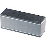auvisio WLAN-Multiroom-Lautsprecher mit Bluetooth & Mikrofon, 20 Watt auvisio WLAN-Multiroom-Lautsprecher mit Bluetooth