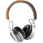 auvisio Faltbarer On-Ear-Kopfhörer mit Bluetooth, Freisprech-Funktion, MP3, FM auvisio