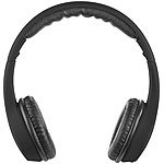 PEARL Faltbares On-Ear-Headset mit Bluetooth 4.0 und Audio-Eingang, schwarz PEARL Faltbare On-Ear-Headsets mit Bluetooth