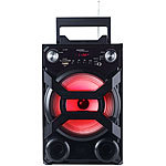 auvisio Mobile Akku-Partyanlage mit Karaoke-Funktion (Versandrückläufer) auvisio Mobile Party-Audioanlagen mit Karaoke-Funktionen