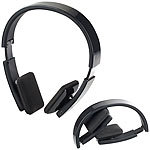 auvisio Faltbares On-Ear-Headset mit Bluetooth, Auto-Pairing, Multipoint, 30 m auvisio Faltbare On-Ear-Headsets mit Bluetooth