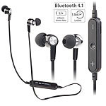 PEARL In-Ear-Headset IHS-75.bt mit Bluetooth 4.1 & 3-Tasten-Bedienteil PEARL In-Ear-Stereo-Headsets mit Bluetooth