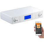 auvisio Stereo-FM-Küchen-Unterbauradio mit Bluetooth, Timer, Wecker, LCD, PLL auvisio