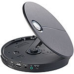 auvisio Tragbarer CD-Player mit Anti-Shock, Bass Boost und In-Ear-Kopfhörern auvisio Tragbare CD-Player