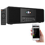 VR-Radio Stereo-Internetradio mit CD-Player, DAB+/FM & Bluetooth, 40 W, schwarz VR-Radio DAB-Stereo-Internetradios mit Bluetooth und CD-Playern