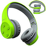auvisio Over-Ear-Stereo-Headset für Kinder, Lautstärke-Begrenzung, Bluetooth 5 auvisio