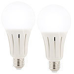 Luminea 2er-Set High-Power-LED-Lampen E27, 23 Watt, 2.400 Lumen, 6.500 K Luminea