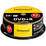 Intenso DVD+R 8,5GB 8x Double Layer, 25er-Spindel Intenso DVD-Rohlinge