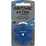 RAYOVAC Hörgeräte-Batterien 675 Extra Advanced 1,45V 640 mAh, 6er-Pack RAYOVAC 