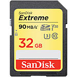 SanDisk Extreme SDHC-Speicherkarte, 32 GB, UHS-I Class 3 (U3) / V30, 90 MB/s SanDisk